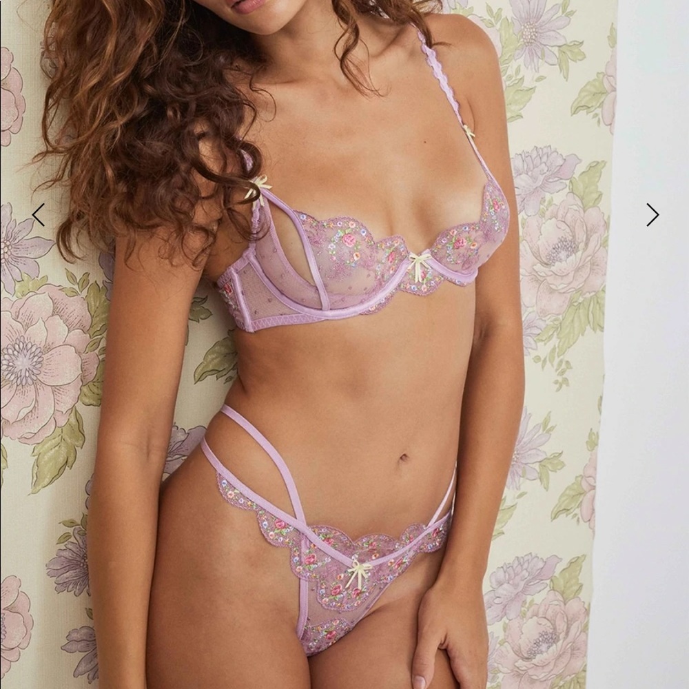 victoria’s secret for love and lemons daphne bra daphne garter daphne thong